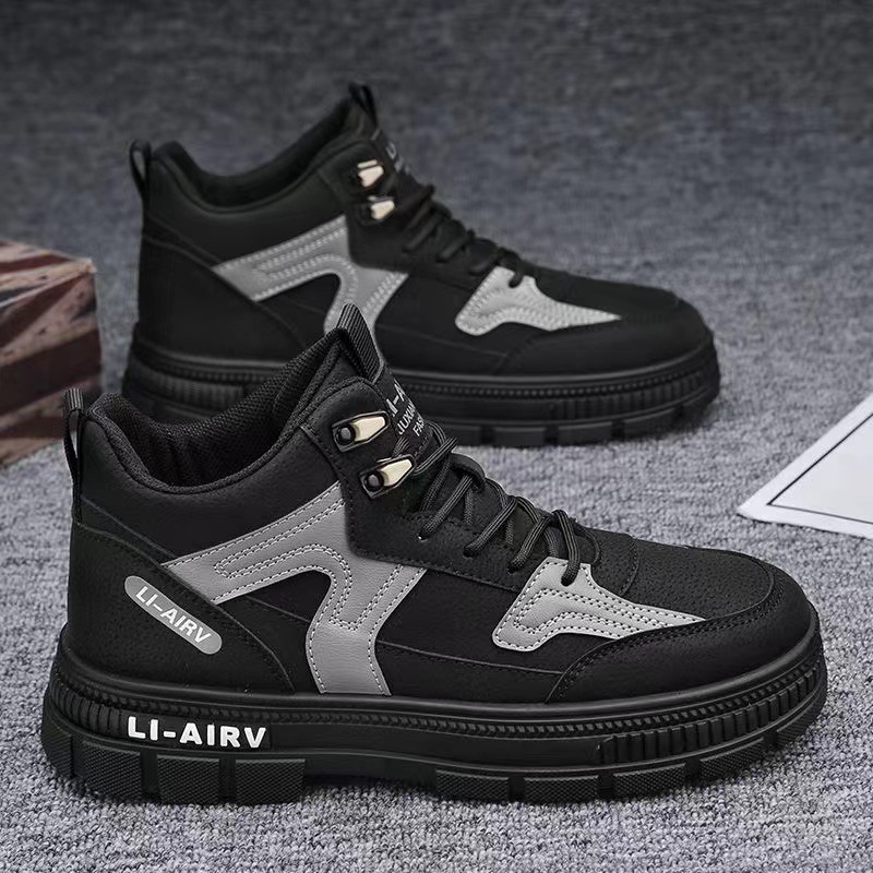 S Ddmysports Men Winter Leather Lightweight Casual Martin Boots Outdoor Shoes hoes