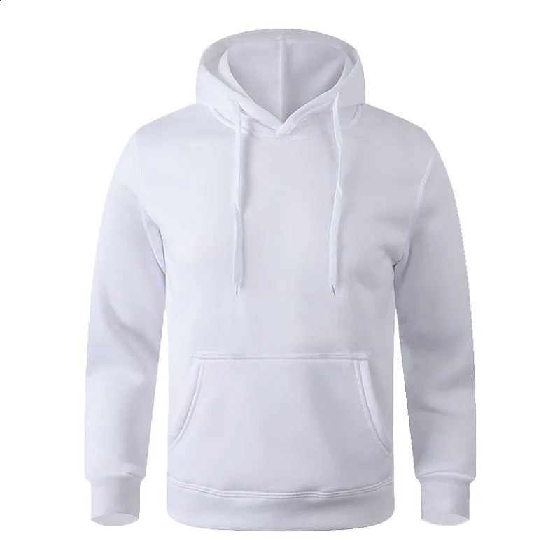 Mens hoodie casual sweater womens sports wool black and white minimalist couple clothing 240819