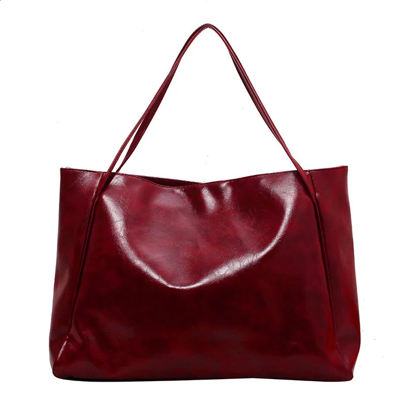 Womens handbag fashionable underwear bag large capacity soft Pu leather shoulder retro cross body casual portable bucket 240723