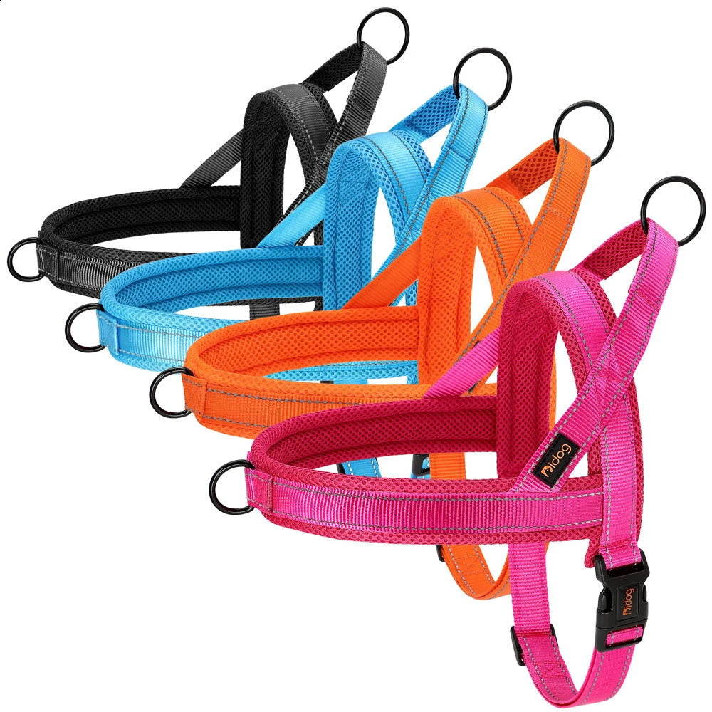 No Pull Dog Harness Soft Padded Dog Harnesses Vest Reflective Pet Training Harnesses Durable For Small Medium Large Dogs Bulldog 240722