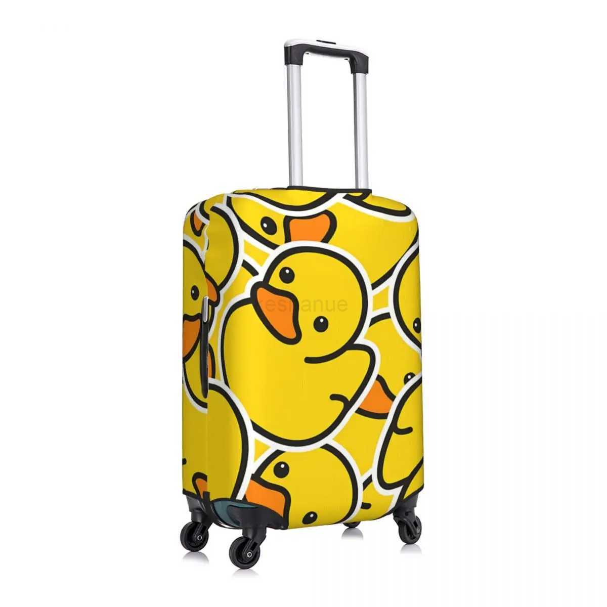 Rubber Duck Cartoon Suitcase Cover Vacation Animal Practical Luggage Case Cruise Trip ProtectorXJ240723