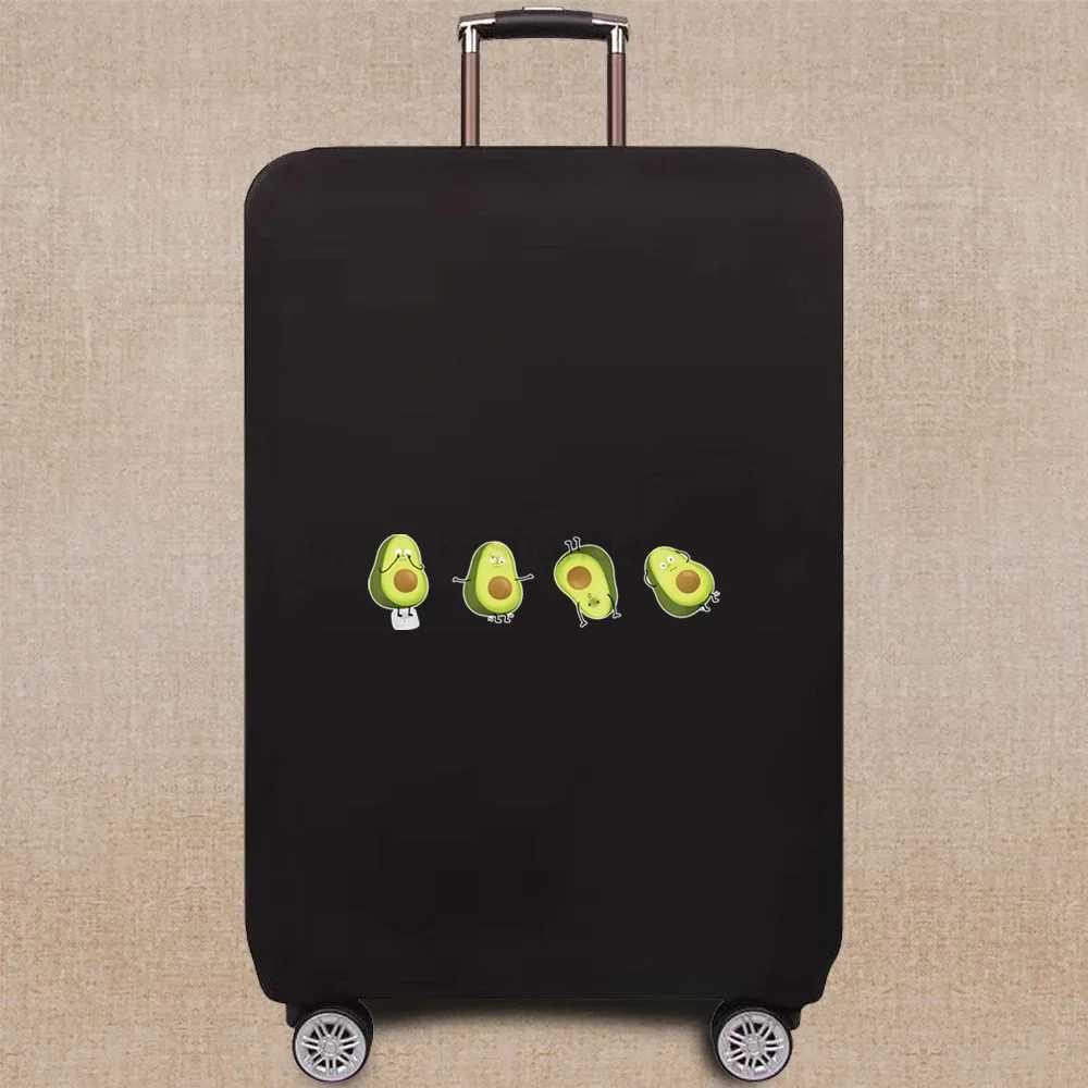 Luggage Protective Cover Travel Suitcase Elastic Suit for 18-32 Inch Suitcase Covers Avocado Printing Series Travel AccessoriesXJ240723