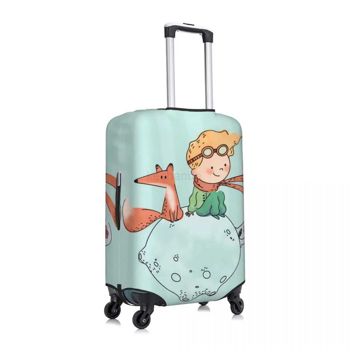 Fairy Tale Suitcase Cover The Little Prince Fox Cruise Trip Vacation Fun Luggage Supplies Protector ChristmasXJ240723