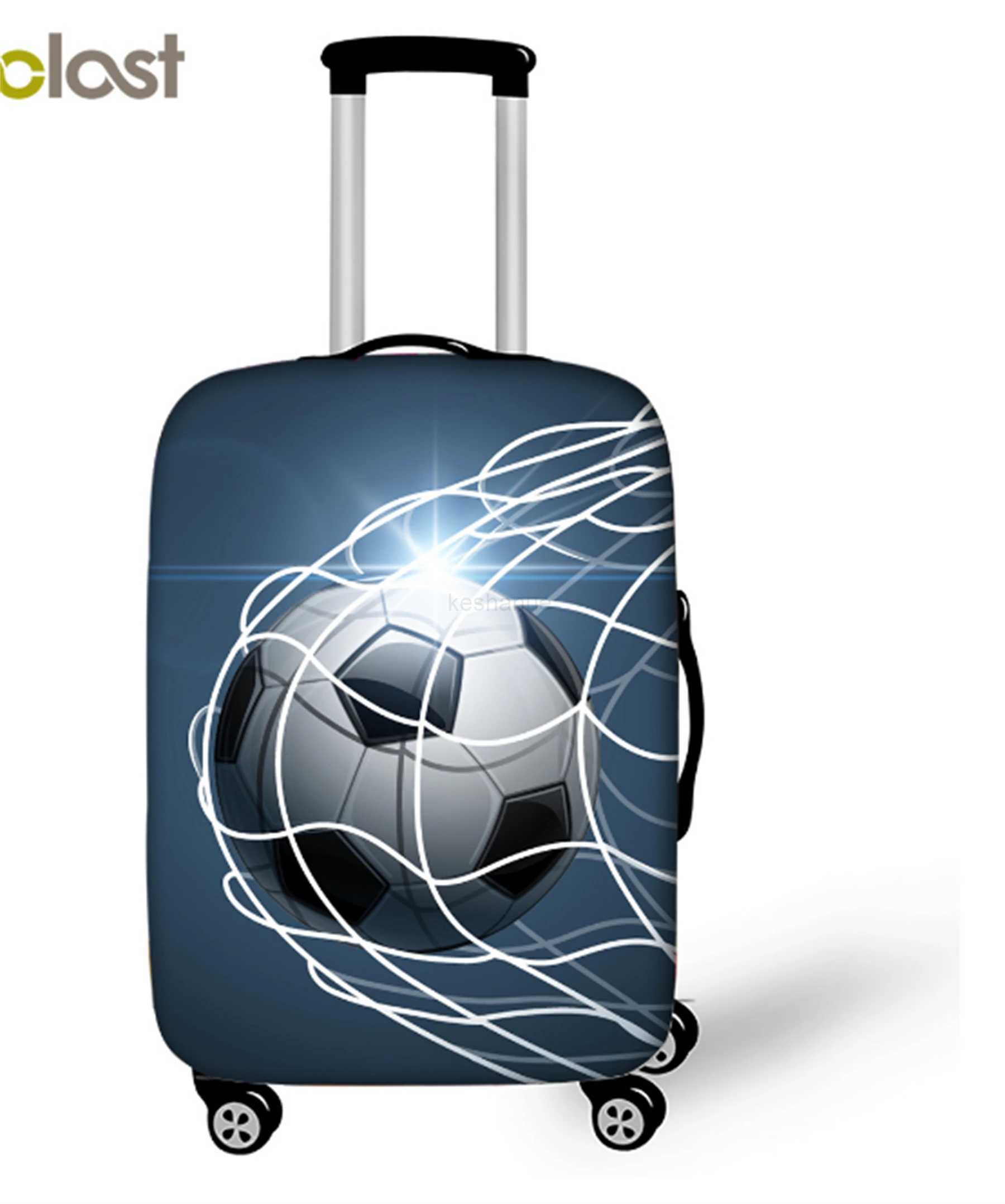New Football Graphics Colour Graphics Pattern Suitcase Dust Waterproof Cover Unisex Pull Rod Box Protective CoverXJ240723