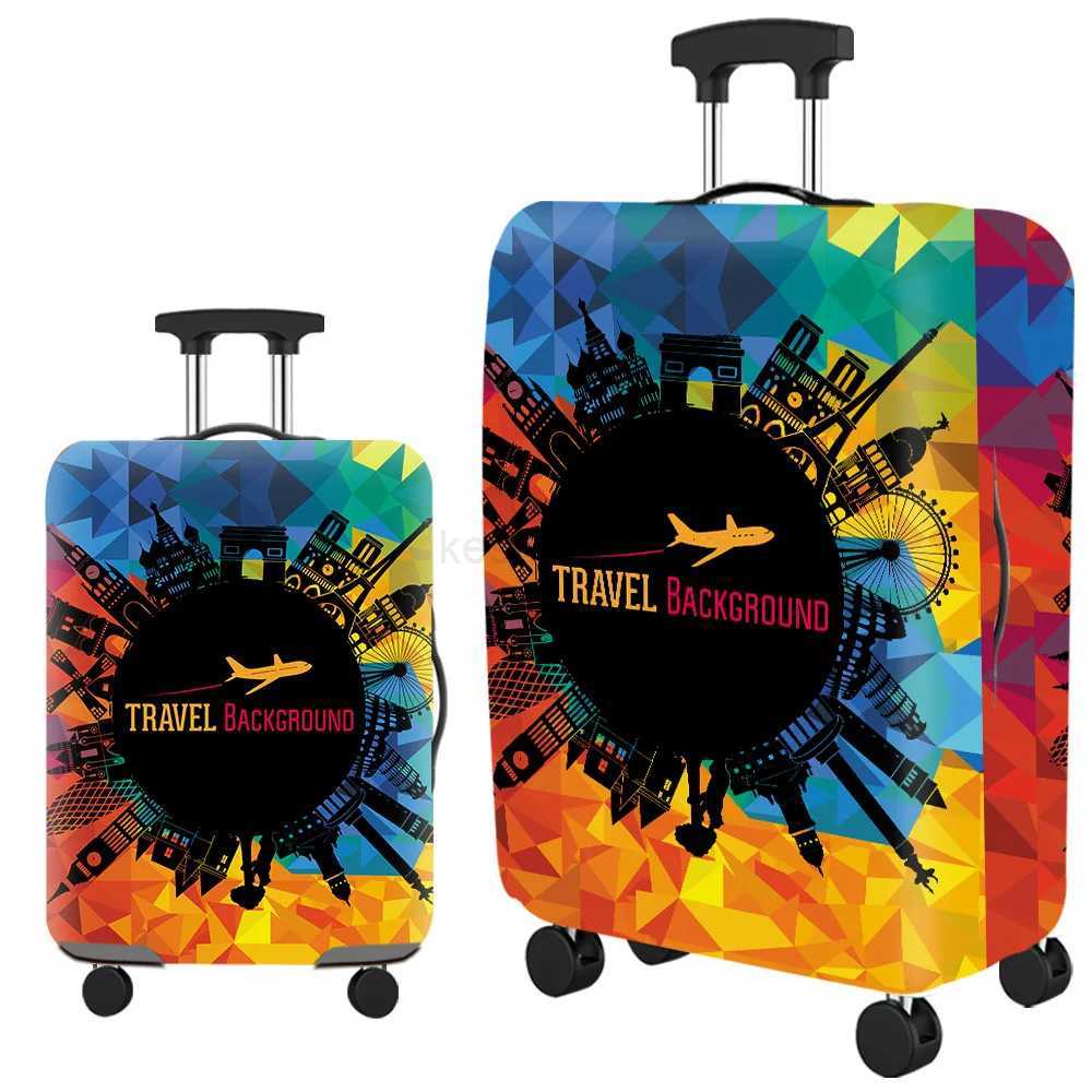 High Elastic Luggage Cover For Suitcase Protective Cover Thickened Dust-proof Washable With Concealed Zipper For 18-32 InchXJ240723
