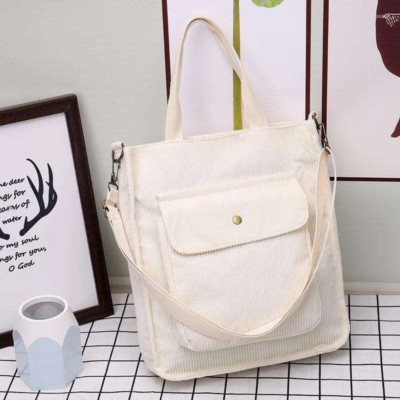 2025 NEW Shoulder Bags Corduroy Tas Voor Vrouwen Shopper Bag Designer Handtas Herfst En Winter Meisjes Student Boeas Vrouwelijke Canvas zhanyishengli