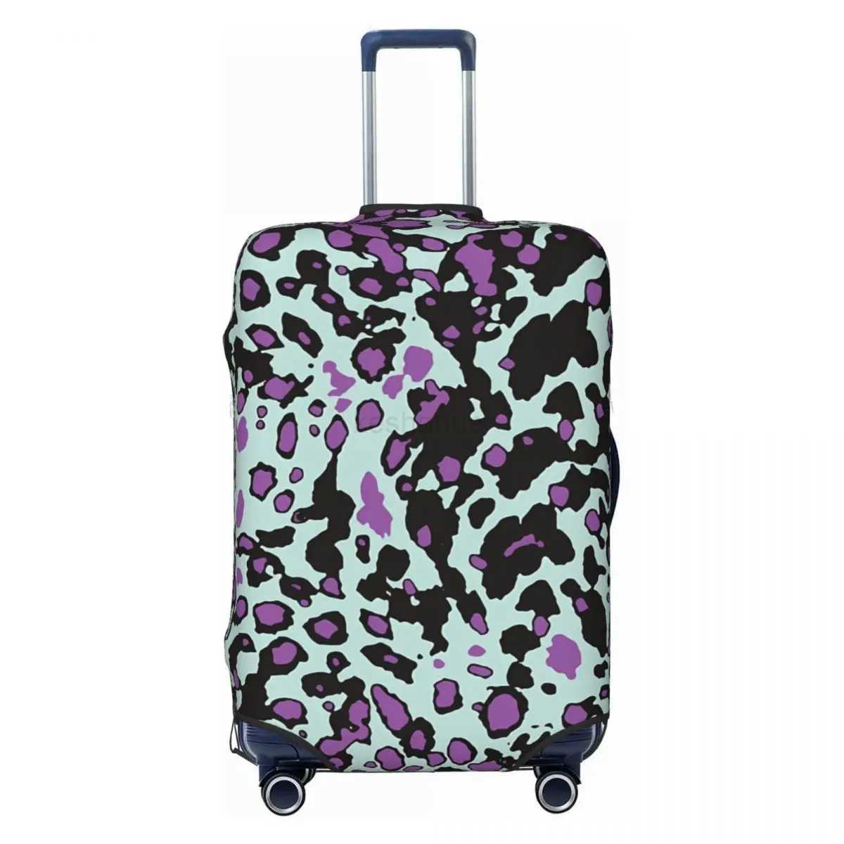 Leopard Pattern Suitcase Cover Animal Cheetah Cruise Trip Protection Flight Fun Luggage Case Xmas GiftXJ240723