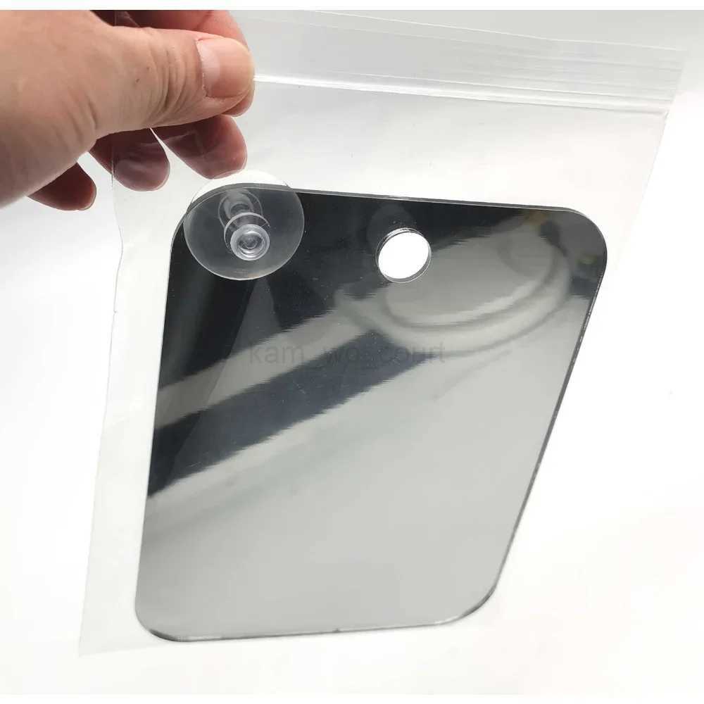 Acrylic Mirror With Wall Suction Shower Mirror For Man Shaving Women Makeup Portable Travel Bathroom Accessories makeup mirrorM240722