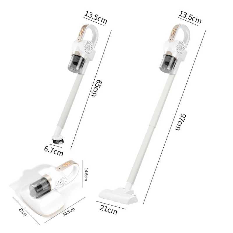 Vacuum Cleaners 19000Pa 4in1 Multifunction Cordless Vacuum Cleaner Portable Handheld Rechargeable Powerful Carpet Mattress Vacuum Cleaner z240722