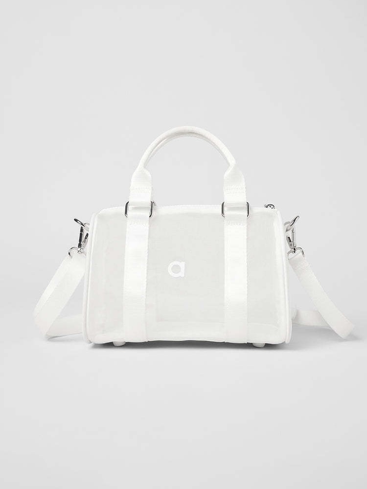 2025-- Mini Hollow-out Portable Net Bag Single Shoulder Bag Zipper Durable Bag