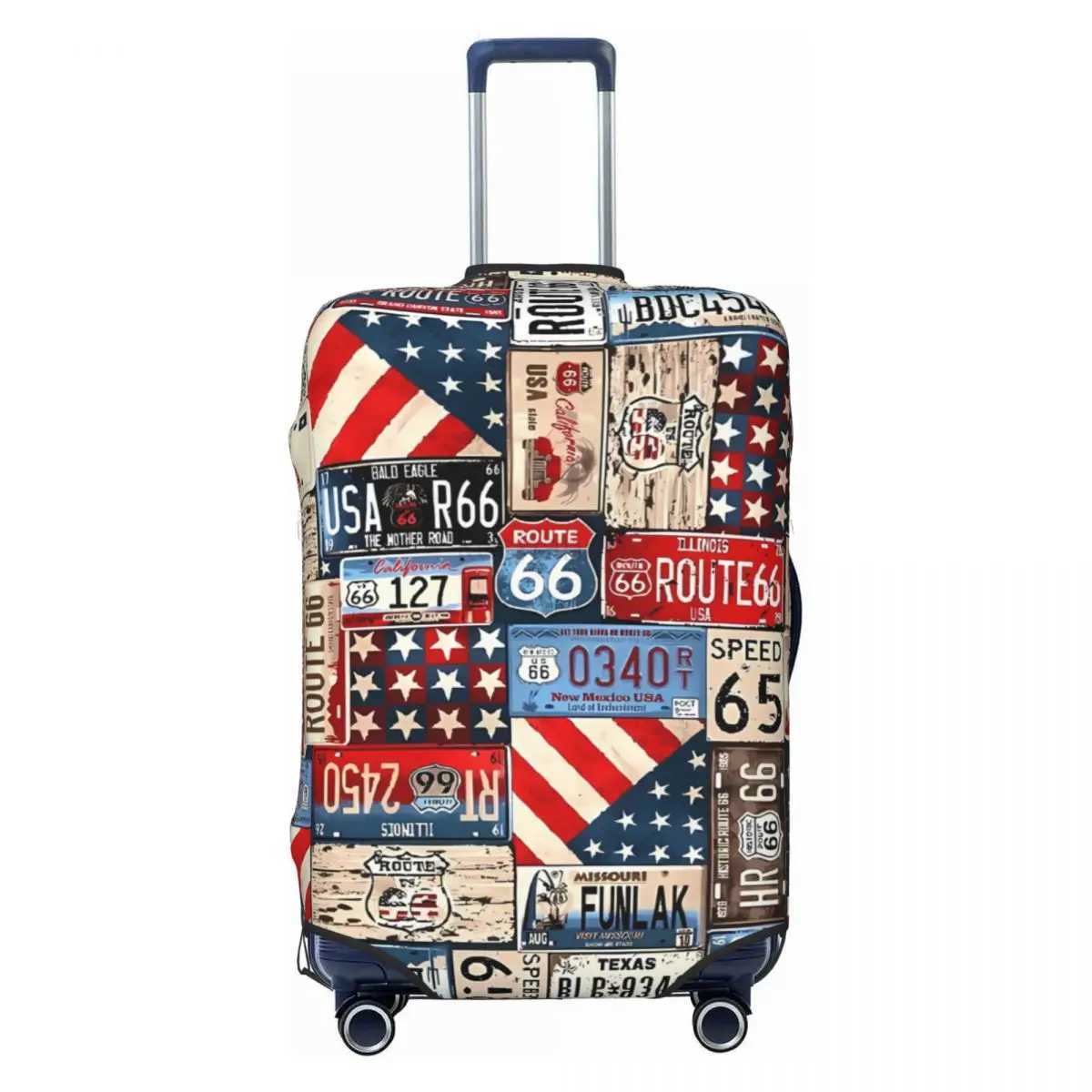 Travel Printed Suitcase Cover Holiday Vintage History Practical Luggage Case Travel ProtectorXJ240723