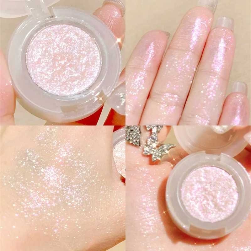 Diamond eye shadow palette gorgeous shiny eye shadow gloss shiny highlights shadow shimmer cowboy grass weaving girl eye makeupW240730