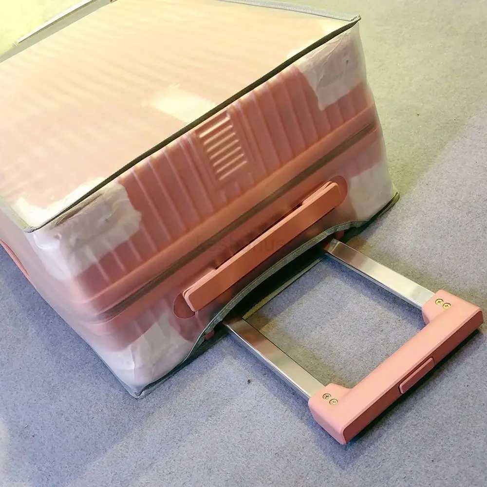 16-28 Inch Travel Luggage Cover Transparent PVC Suitcase Protector Cover Waterproof Dustproof Luggage Protector Cover LuggageXJ240723