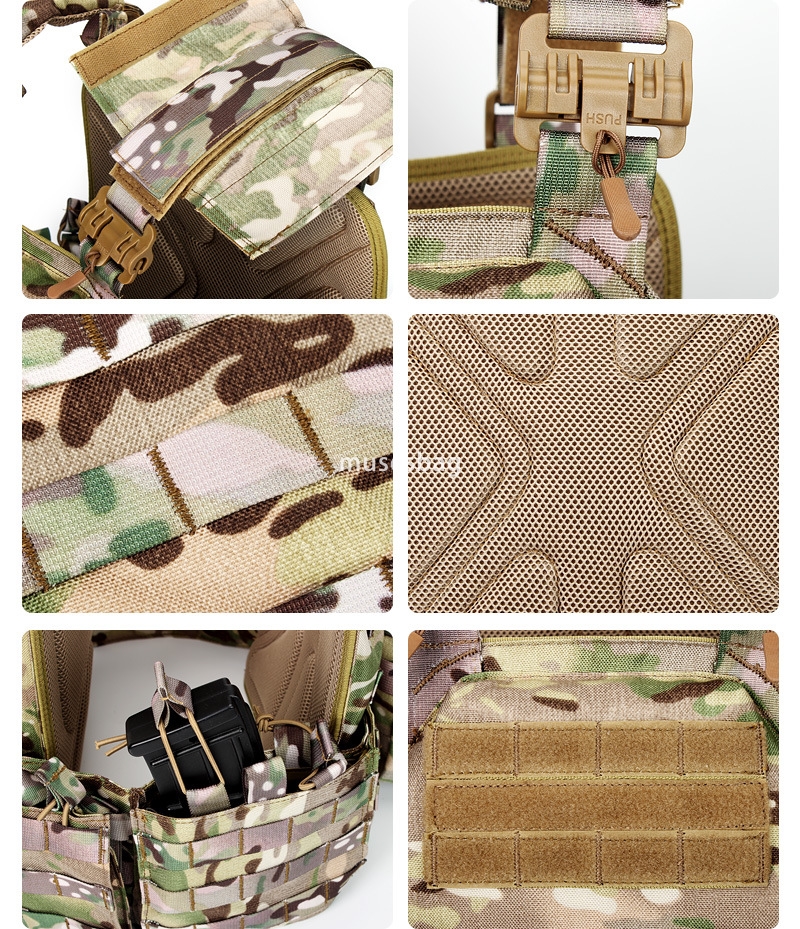 Quick removal tactical vest equipment combat vest outdoor army fan CS protection male quick removal training uniform wholesale