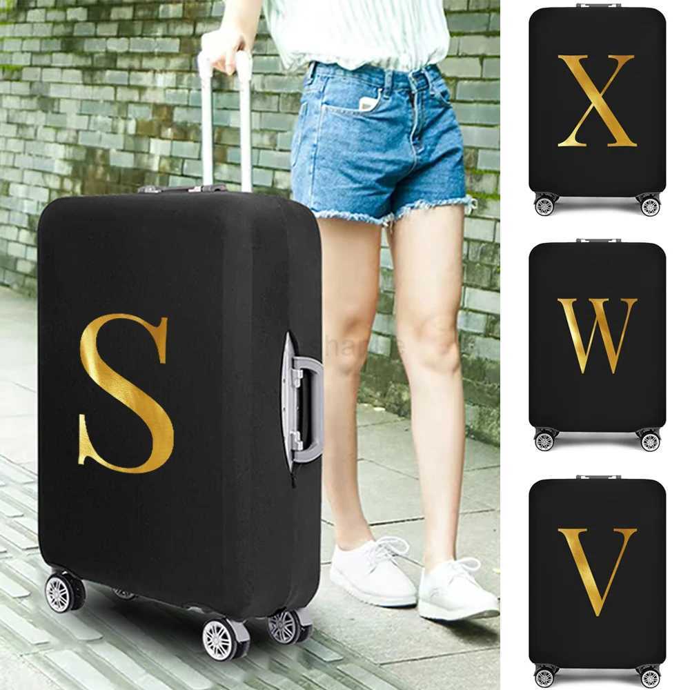 Travel Bag Protector Cover Accessory Bag Elastic Bag Luggage Cover 26 English Letter Printed for 18-28 Inch Suitcase Dust CoverXJ240723