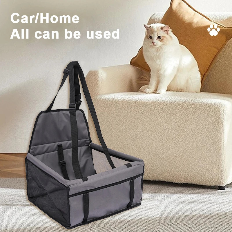 Cover Folding Hammock Carriers Bag Basket Carrying for Cats Stable Foldable Travel Pet Dog Car Seat