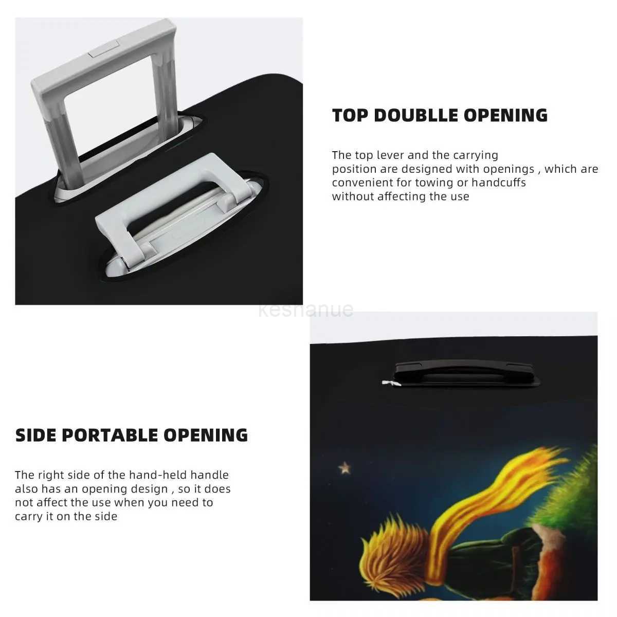 The Little Prince Suitcase Cover Novel Strectch Business Protector Luggage Supplies VacationXJ240723