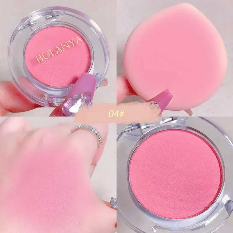 Monochrome Soft Matte B Highlighter Orange Peach Pink Natural Red Rouge Cheek Purple Blue Nude Makeup Face BrighteningXJ241225