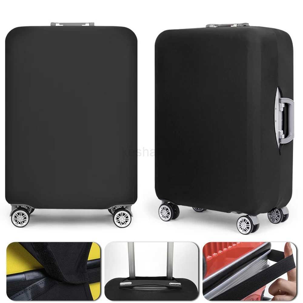 Travel elastic protective cover solid color luggage dust cover for 18-28 Inch Suitcase Case luggage cover Travel accessoriesXJ240723
