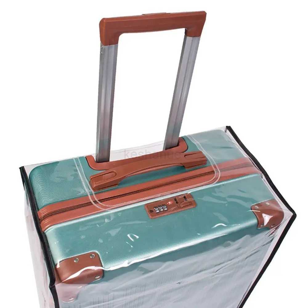 PVC Transparent Luggage Cover Waterproof Luggage Storage Covers Travel Dustproof Protector Suitcase Covers Travel AccessoriesXJ240723