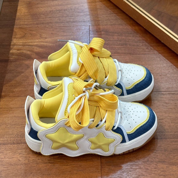 2024 Women's Thick Bottom Plush Casual Chunky Sneakers for Autumn/Winter, Comfortable Daily Sports Shoes