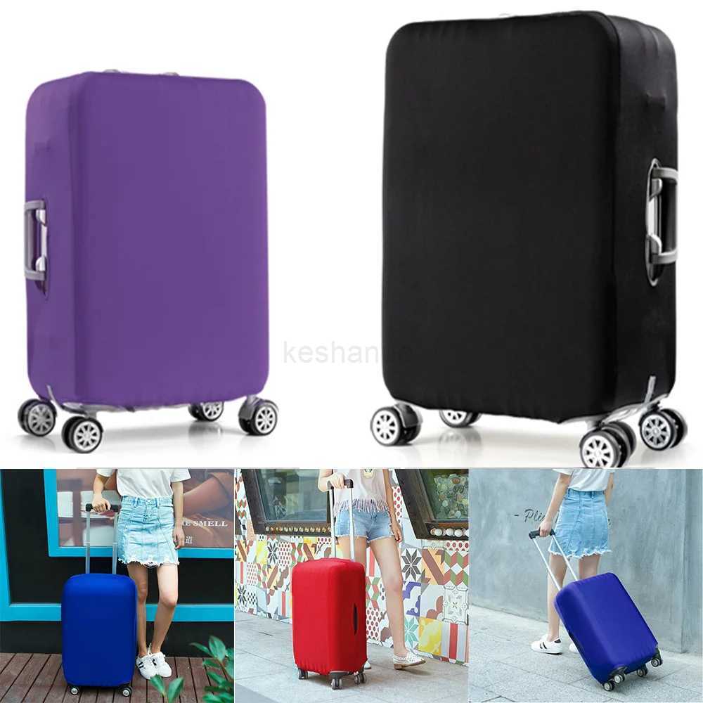 Elastic Travel Luggage Protective Cover for 18-32 Inch Suitcase Dust Bags Fashion Color Traveler Accessories Duffle Protect CaseXJ240723