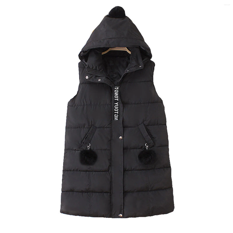 Women Plus Size Hoodie Waistcoat Vest Loose Long Gilet Jacket Coat Autumn And Winter
