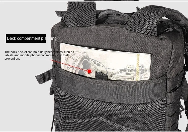 25L/50L tactical backpack large Molle hiking backpack business mens backpack direct 241019