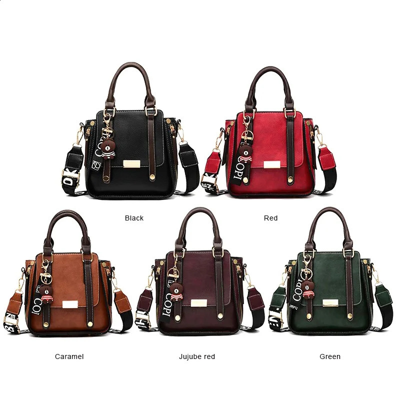 Fashion PU leather womens handbag messenger bag cross body shoulder Boston selling Bolsa Feminina 240723Zl