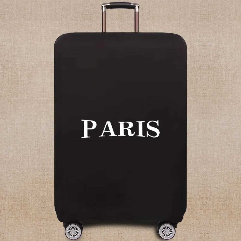 Travel Accessories Luggage Case Suitcase Dust Protective Cover 18-28 Inch Text Pattern Series Trolley Case Elastic CoverXJ240723