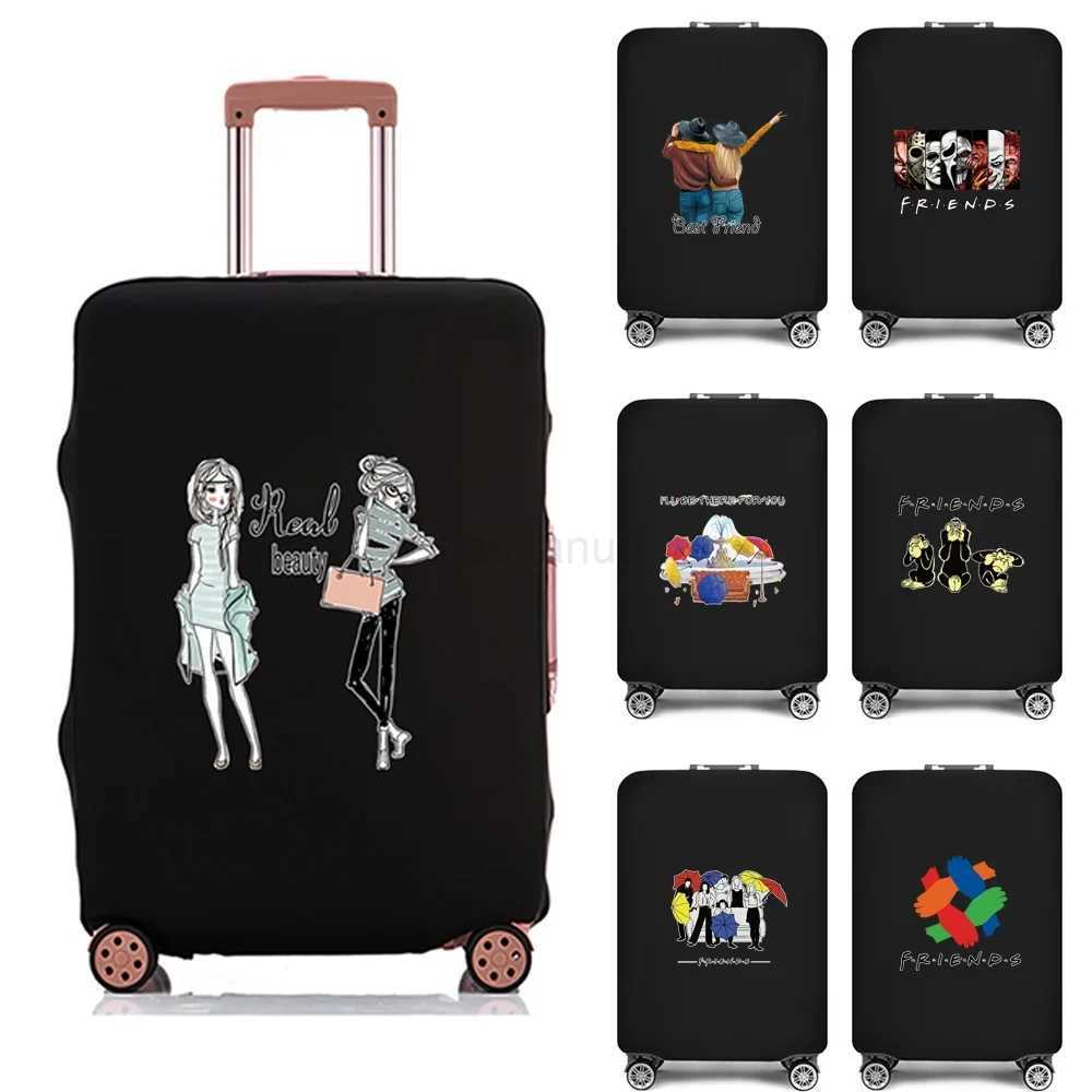 2022 Luggage Cover Thicker Travel Suitcase Protective Case Trunk Case Apply Elastic Dust Cases for 18 To 32 Travel AccessoriesXJ240723