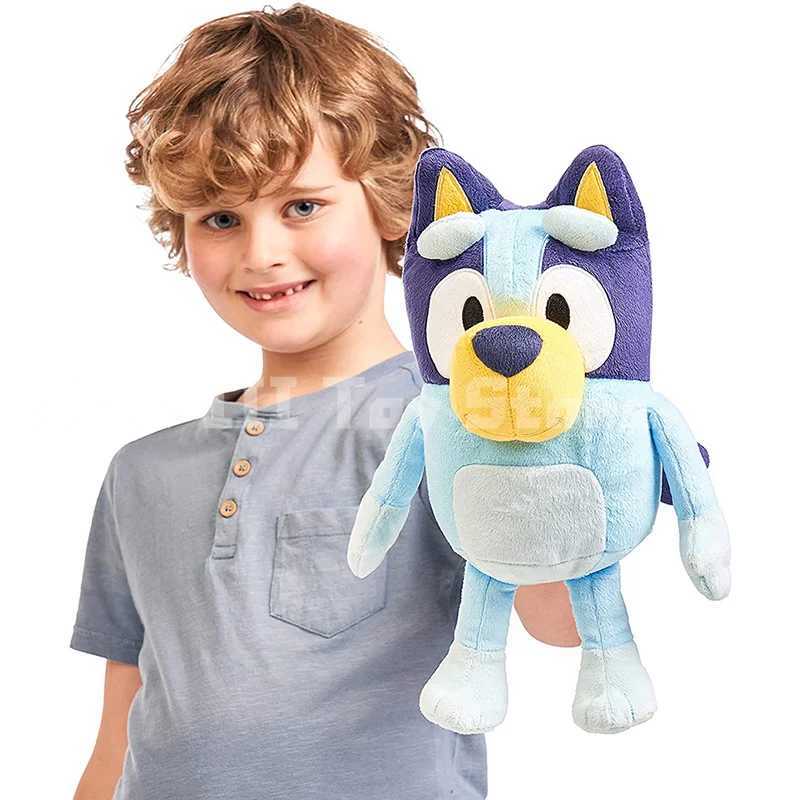 Stuffed Plush Animals Kawaii Anime Bluey Talking Plush Bingo Dog Music Characters Plush Toys Stuffed Animal Toys Childrens Holiday Gifts H240710