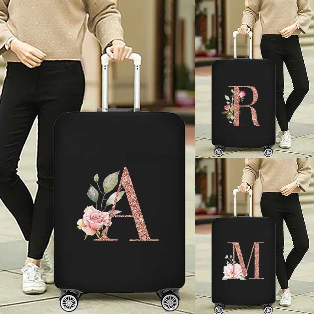 Stretch Luggage Covers 18-32 Protector Travel Luggage Suitcase Protective Cover Rose Gold Series Dust Covers Travel OrganizerXJ240723