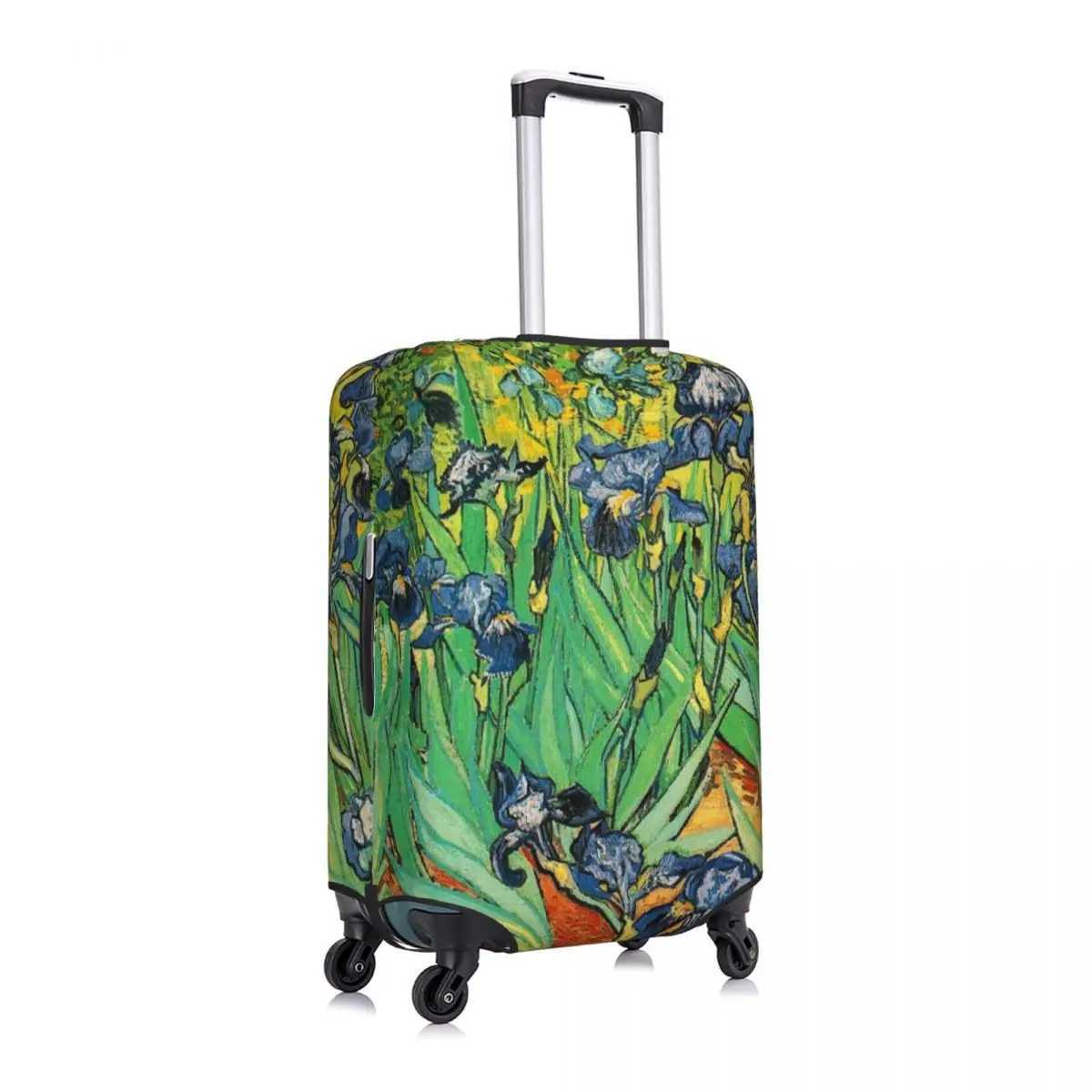 Irises Suitcase Cover Vacation Vincent Van Gogh Strectch Luggage Case Business ProtectorXJ240723
