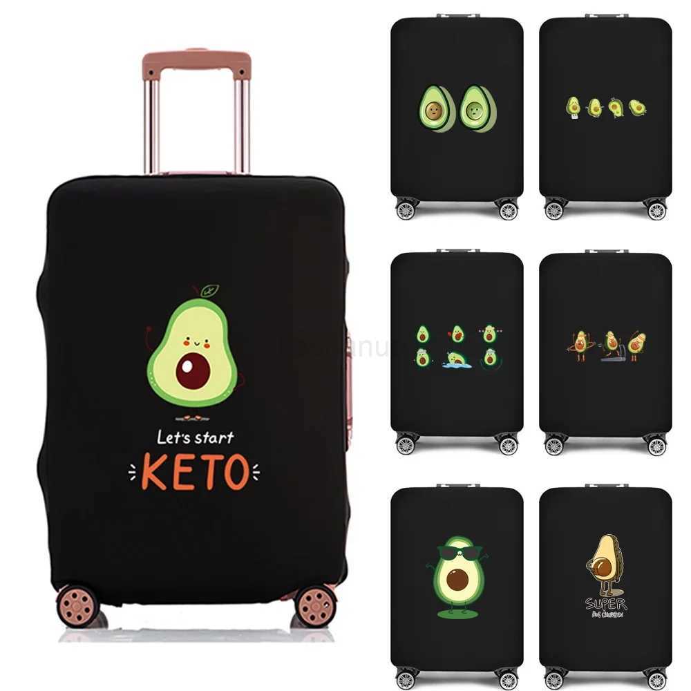 Fashion Luggage Case Suitcase Protective Cover Thicken Travel Elastic Luggage Dust Cover for 18-28 Suitcase Travel AccessoriesXJ240723