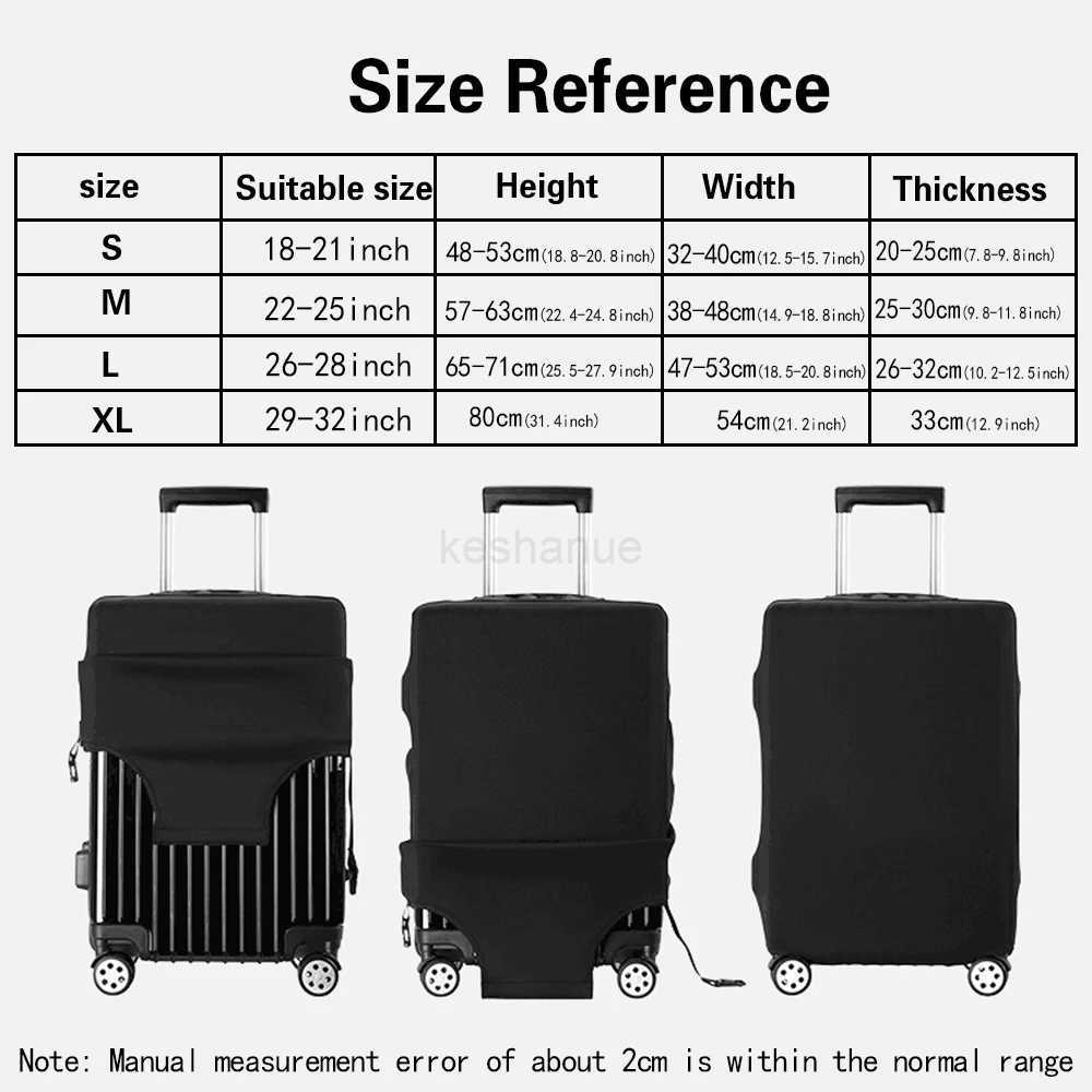 Luggage Cover Thicker Elastic Protective Cover Removeable Dust Cover Japan Print Suitable for 18-32 Inch New Travel AccessoriesXJ240723