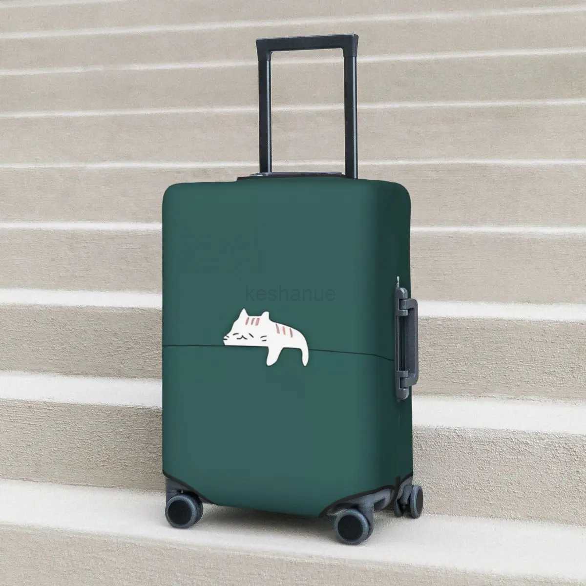 Cartoon Cat Suitcase Cover Animal Cute Practical Travel Protection Luggage Supplies FlightXJ240723