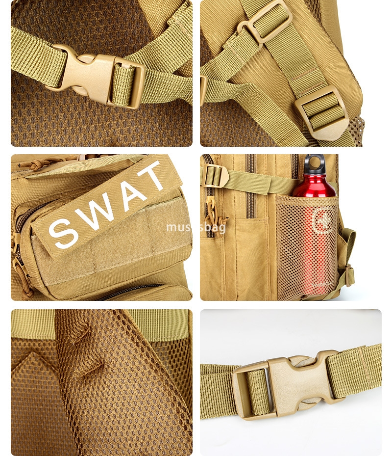 Outdoor sports army camouflage backpack hiking backpack 3P tactical backpack manufacturers wholesale