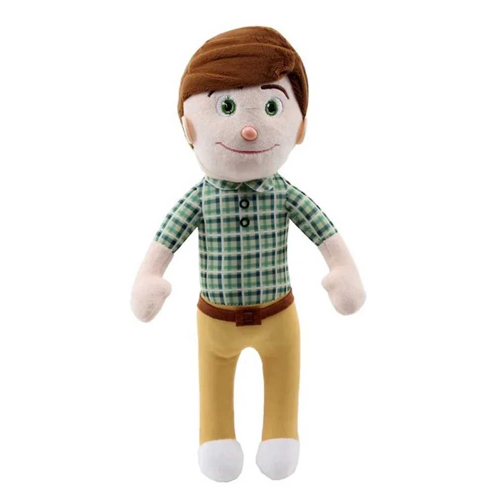 Stuffed Plush Animals Hot 20cm cocomeloned plush doll cartoon family JJ dad mom sister stuffed soft plush childrens gift H240710
