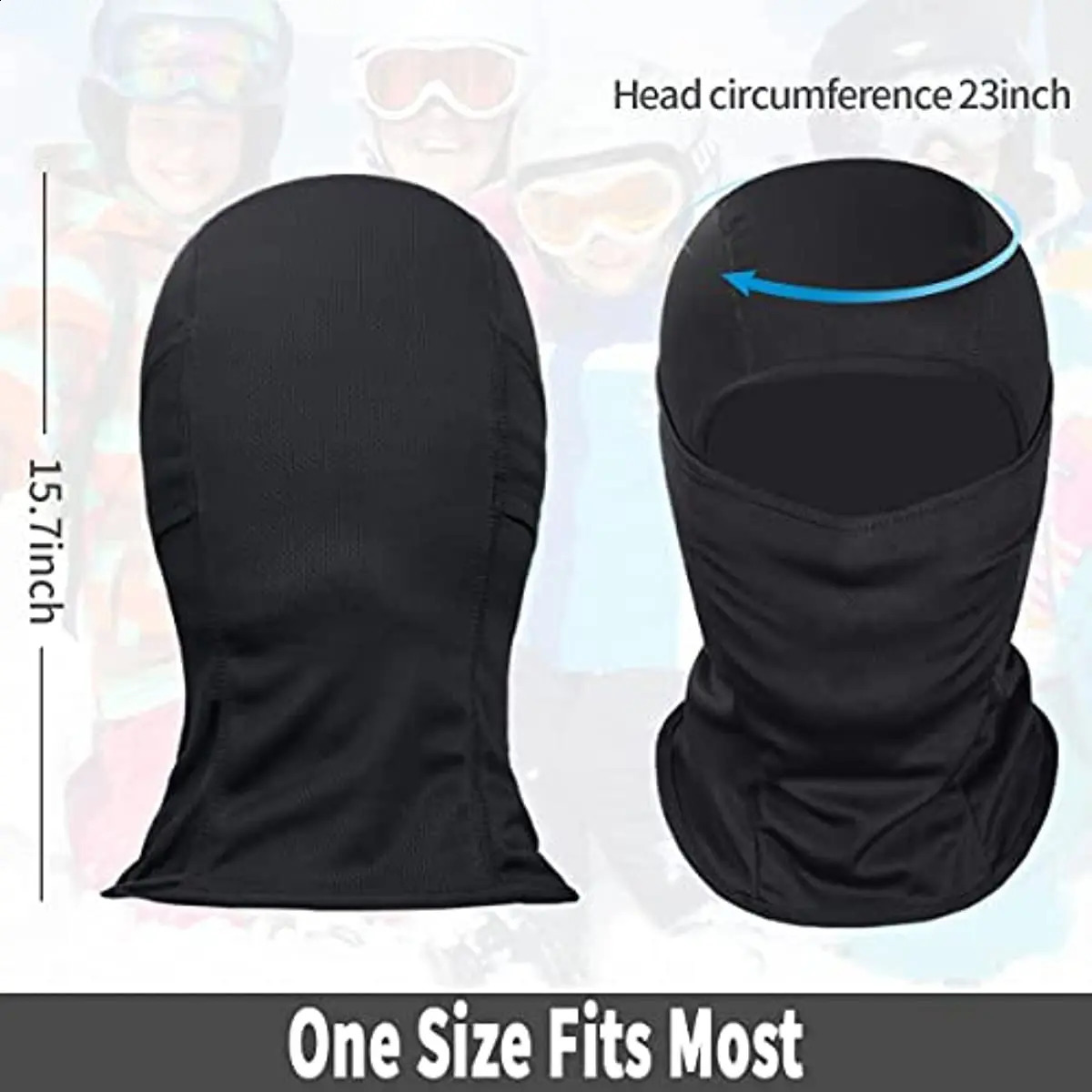 Balaclava Face Mask Ski Mask for Men Women Full Face Mask Hood Tactical Snow Motorcycle Running Cold Weather 240723