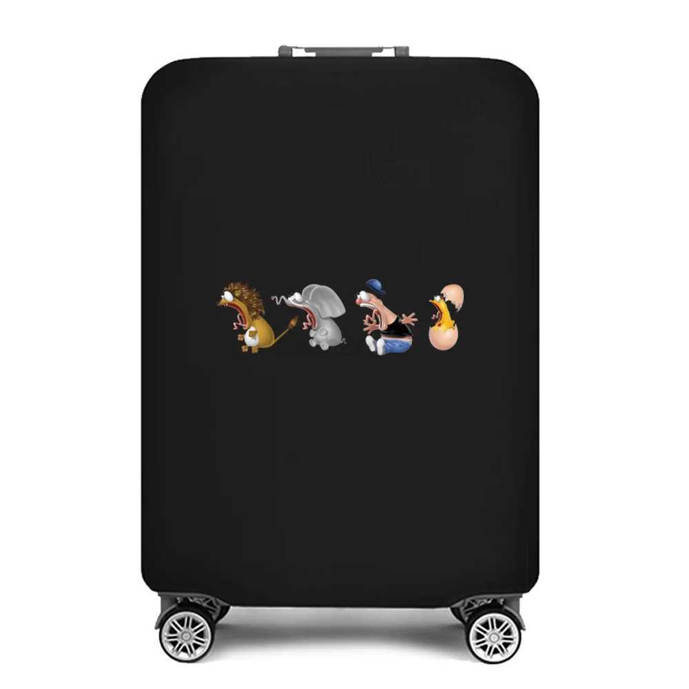 Luggage Protective Cover Elastic Dust Cover Cartoon Printed for 18-28 Inch Bag Suitcase Covers Trolley Cover Travel AccessoriesXJ240723