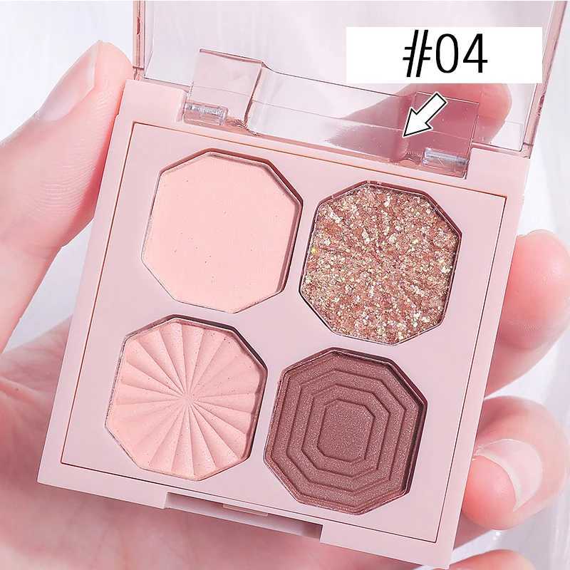 Mini eye shadow Palette Shining Korean eye shadow Panel Rare Beauty Girl Original Cheap Makeup Female Matte Naked ShadowW240730