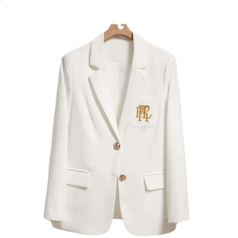 Women's Suits Blazers Letter Embroidered Suits Tops for Womens High-End Blazers coat Temperament Elegant Business female clothing slimming traf 2