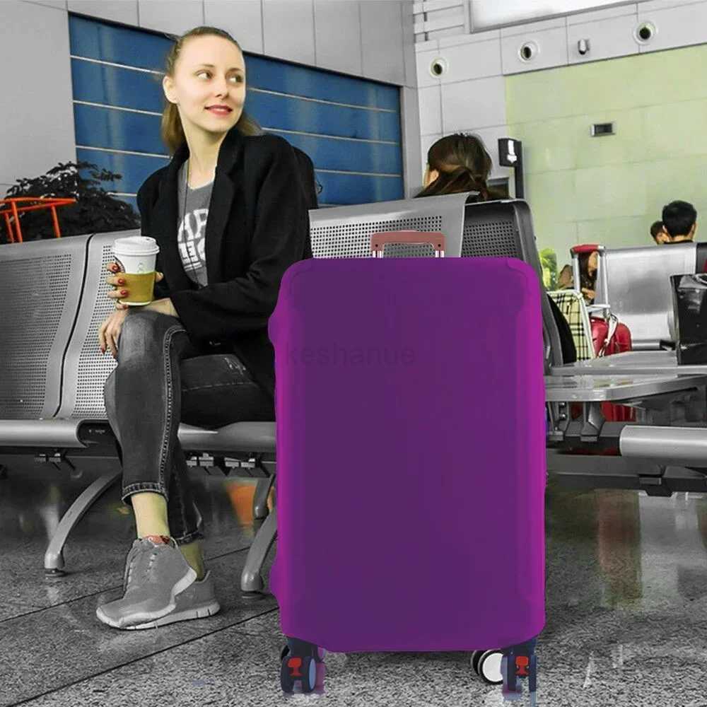 Suitcase Covers Portable Trolley Box Cover Zipper Suit for 18-32 Inch Bag Thicker Elastic Dust Cover Travel AccessoriesXJ240723
