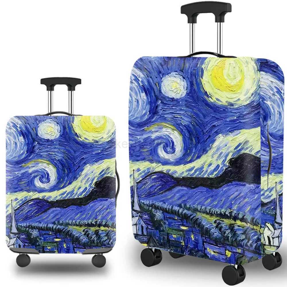 Top Selling Travel Suitcase Protector Cover Elastic Protective Washable Luggage Cover With Concealed Zipper For 18-32 InchXJ240723