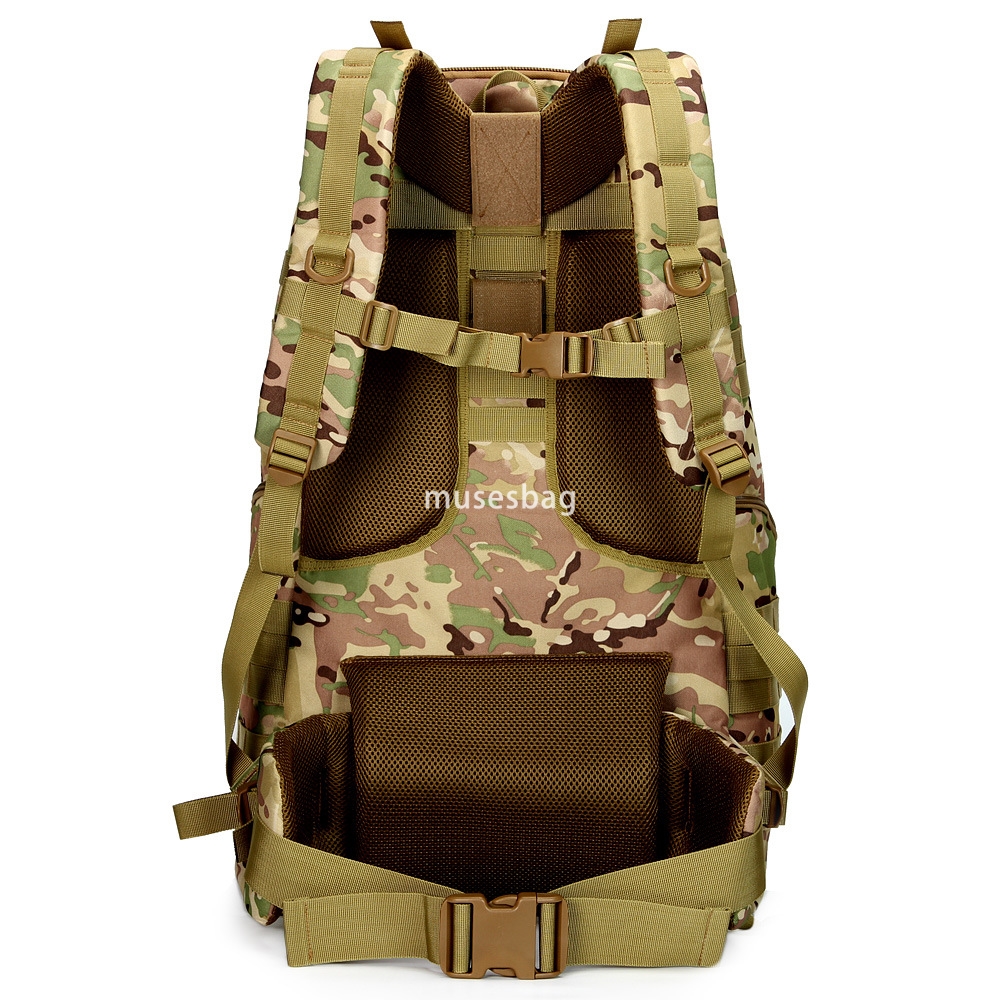 Large capacity backpack army camouflage backpack special combat multi-functional outdoor sports travel tactical backpack
