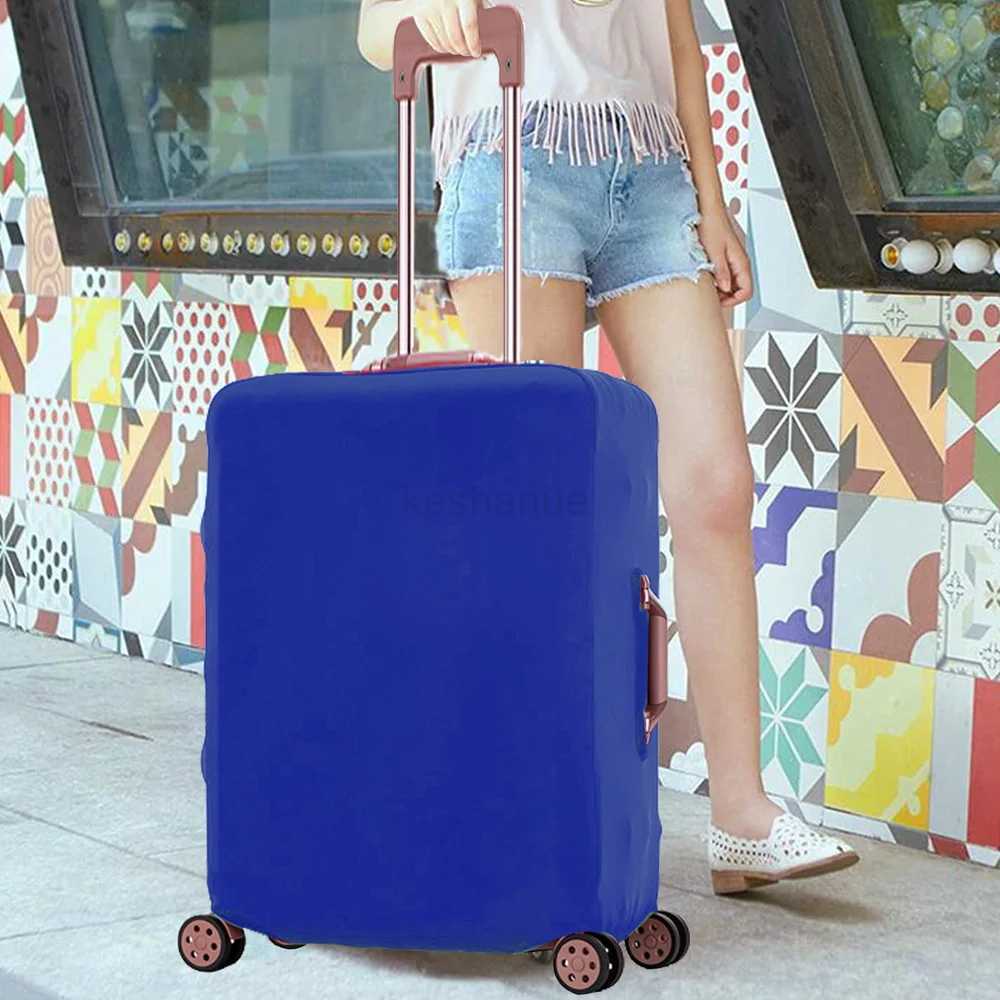 Suitcase Protective Cover Trolley Travel Suitcase Elastic Dustroof Cover Apply To 18-28 Inch Luggage Teeth Series PatternXJ240723