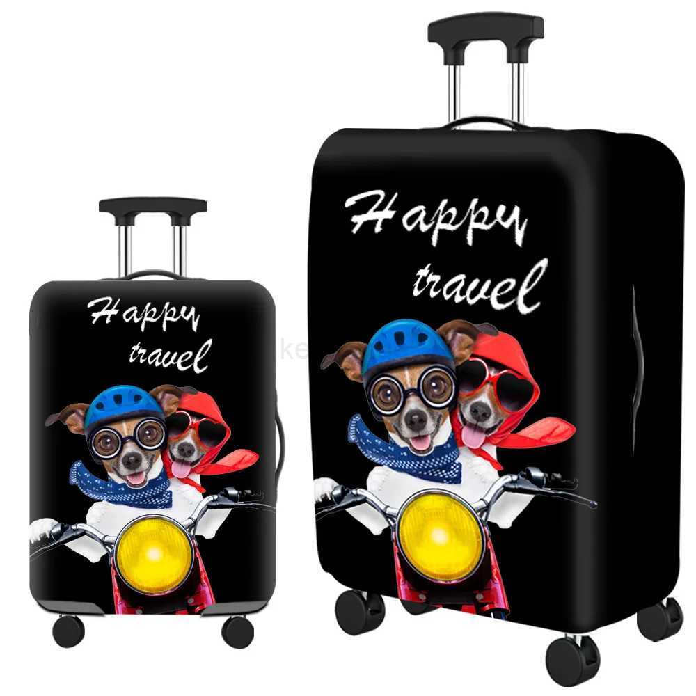 Popular Luggage Protective Cover Elastic Cloth Thickened Dust-proof Trolley Suitcase Cover Travel Accessories For 18-30Inch CaseXJ240723