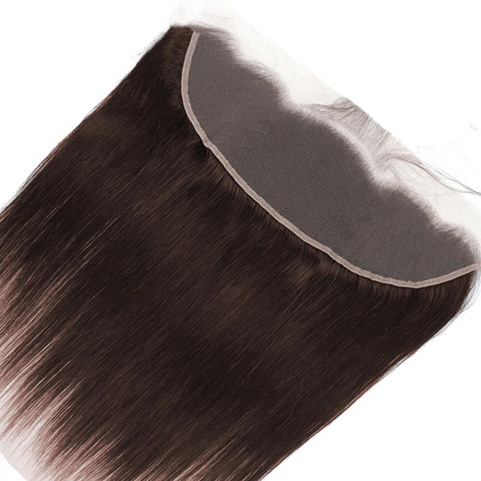 5x5 6x6 7x7 HD Lace Clsoure Brazilian Bone Straight 100% Virgin Human Hair Dark Brown Color 13x4 13x6 Ear To Ear Lace Frontal For Women