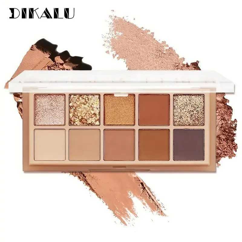 DIKALU Ten Color Makeup Board eye shadow Board powder blusher Outline Highlights Earth Color Matte New InsW240730